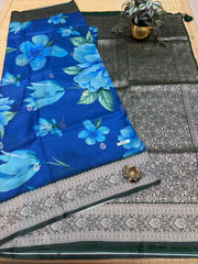 Printed Crepe Saree #F7841