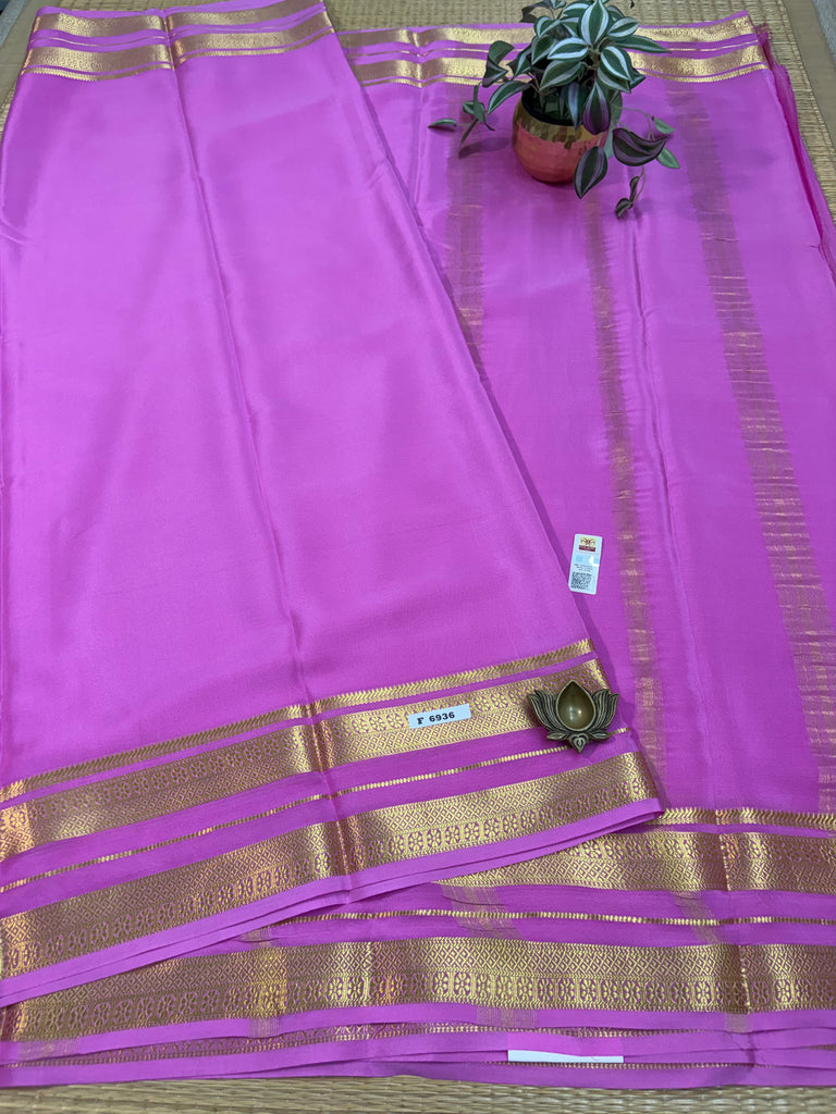 Pure Crepe Silk Saree #F6936