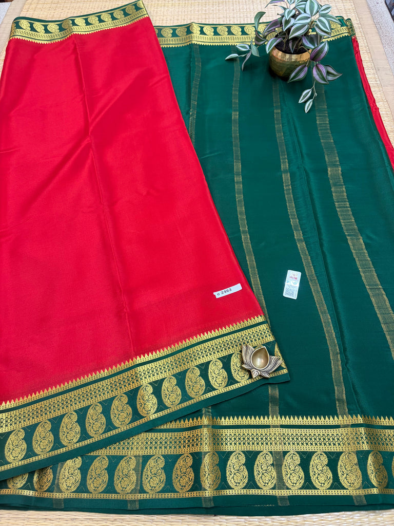Pure Crepe Silk Saree #G2463