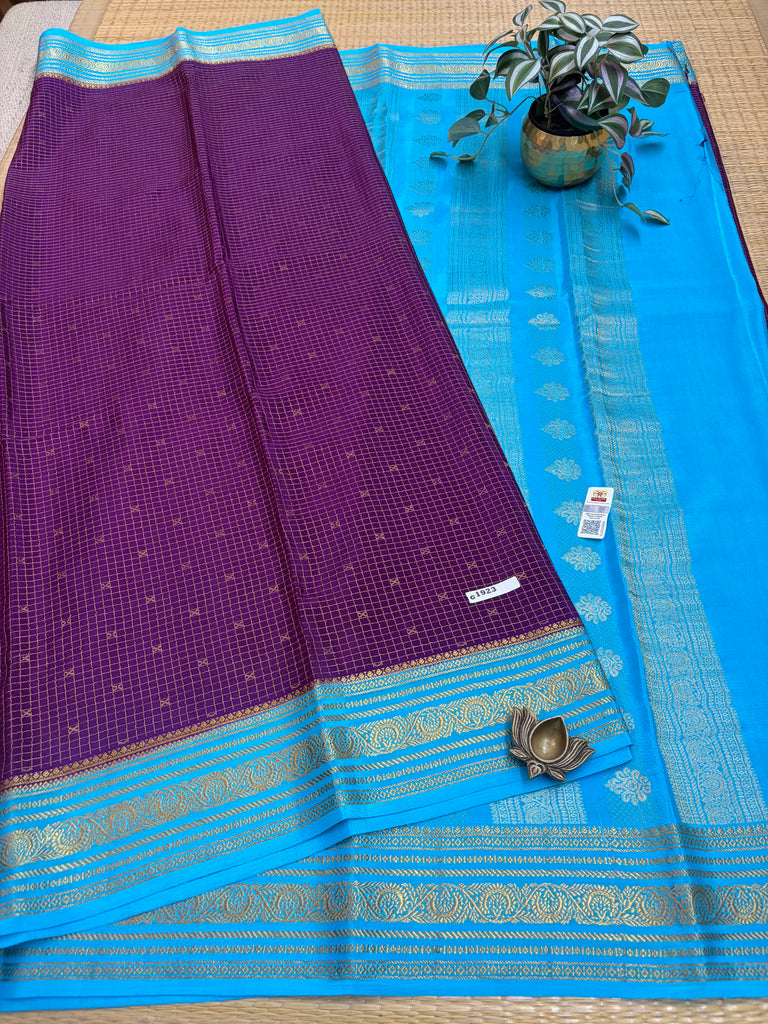 Pure Crepe Silk Saree #G1923