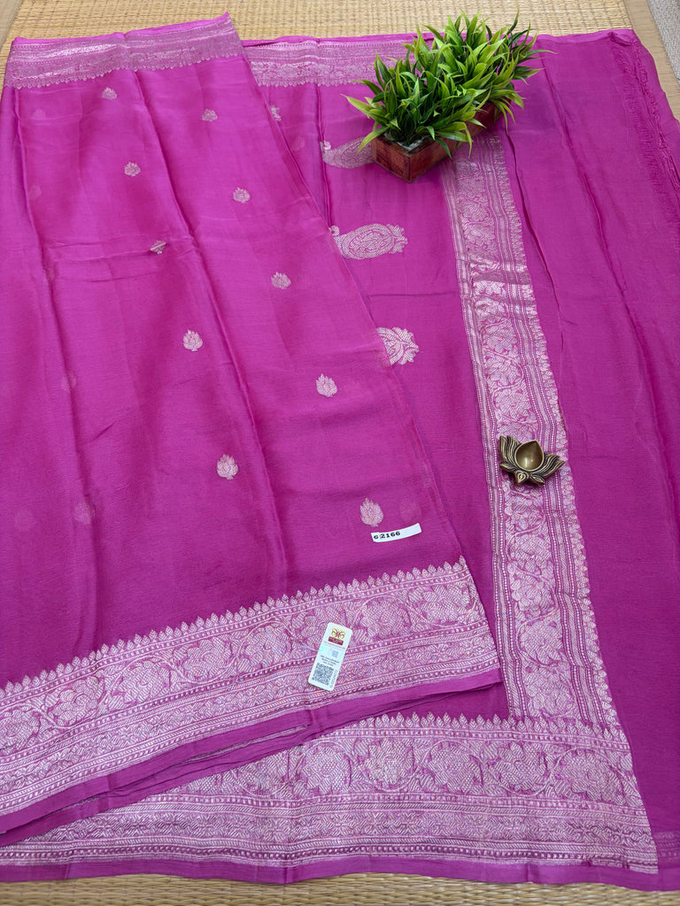 Pure Banaras Georgette Sarees #G2166