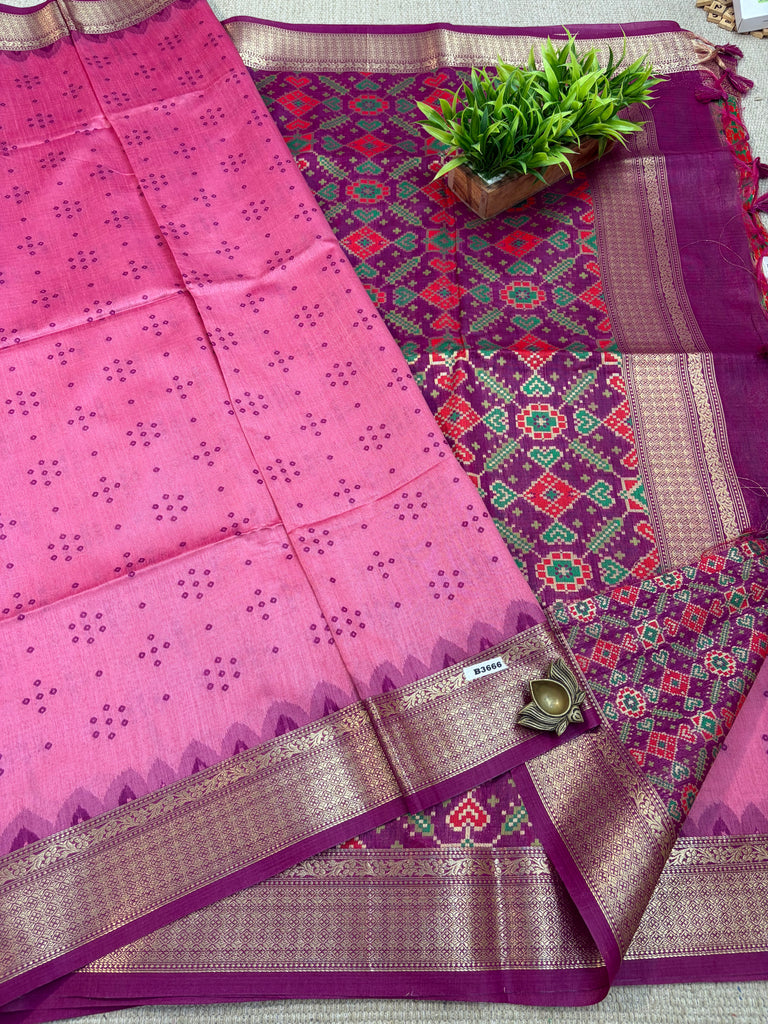 Tussar Silk Sarees #B3666
