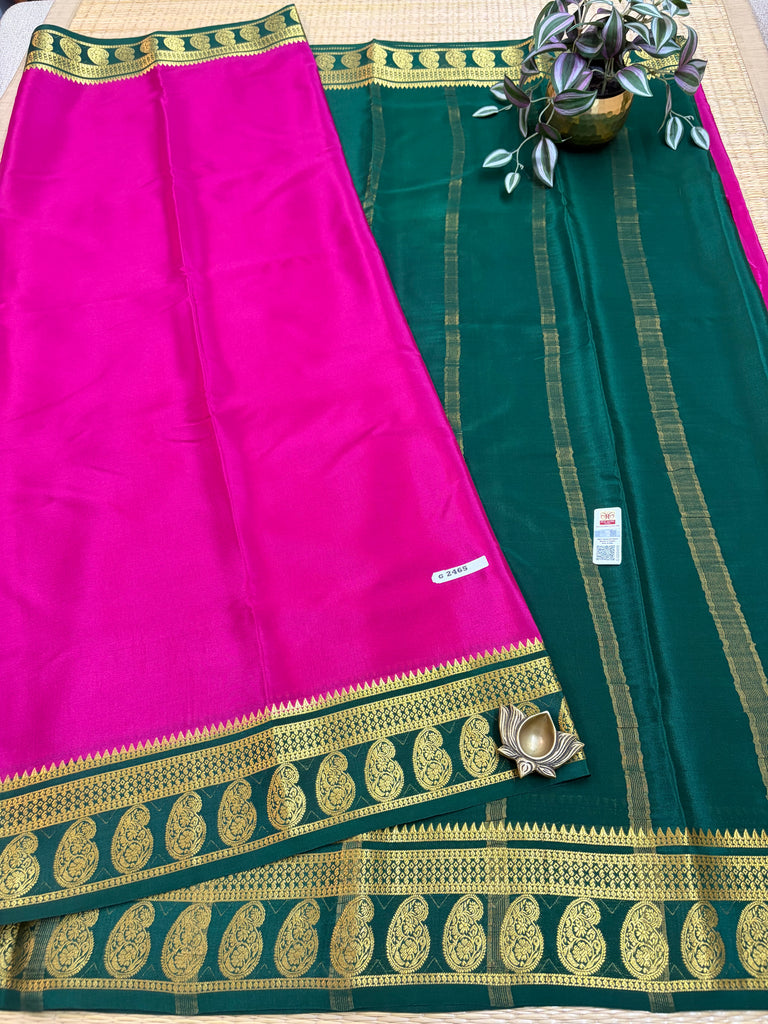 Pure Crepe Silk Saree #G2465