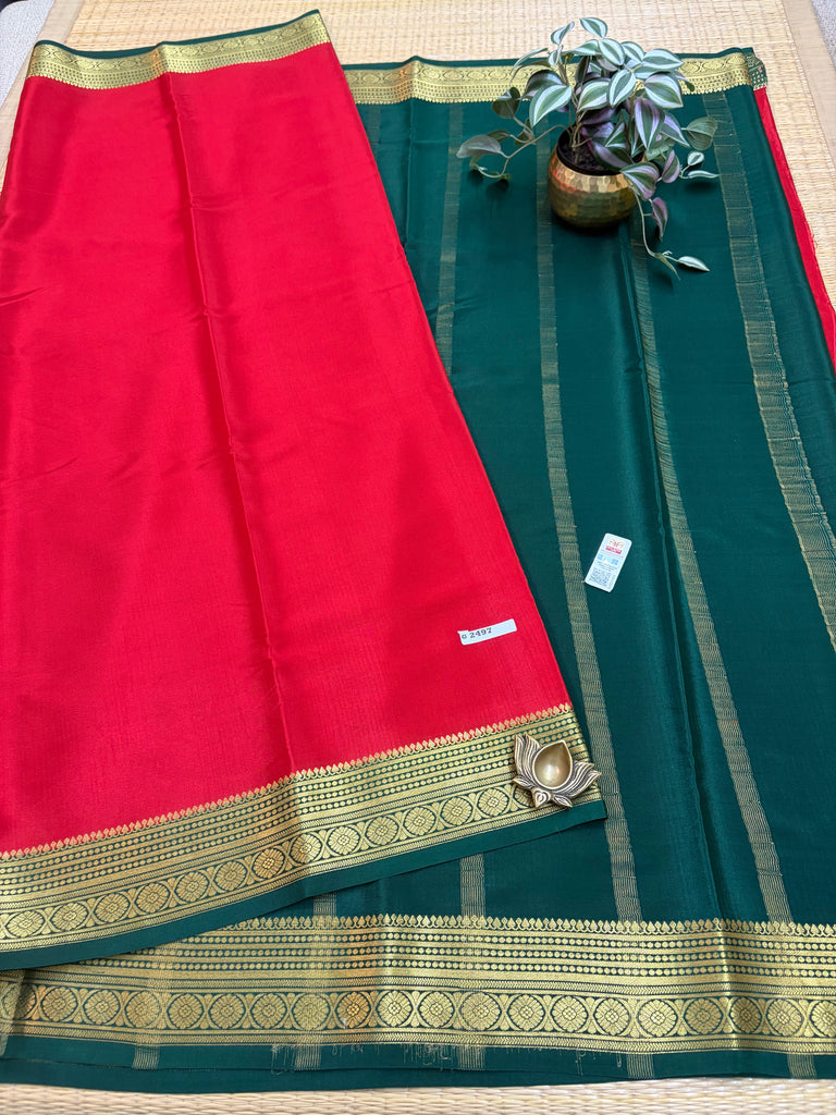 Pure Crepe Silk Saree #G2497