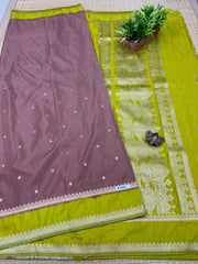 Semi Banarasi Crepe Sarees #F9481
