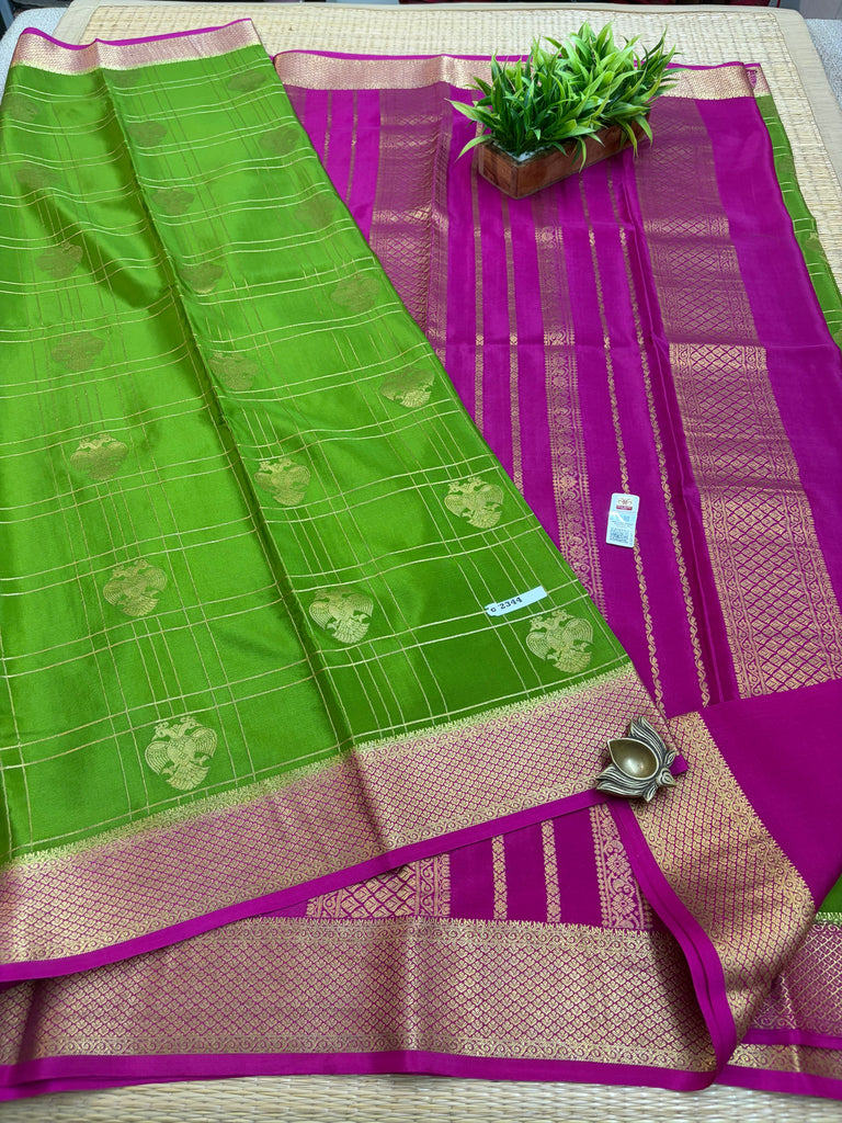 Pure Crepe Silk Saree #G2344