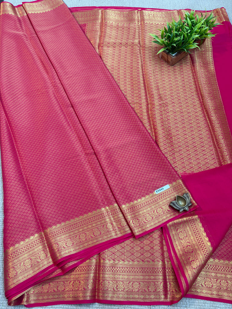 Brocade Semi Georgette #F3443