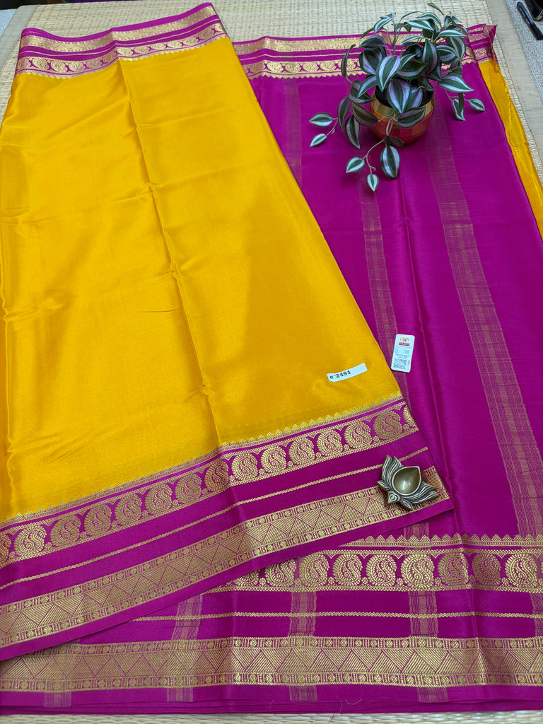 Pure Crepe Silk Saree #G2491