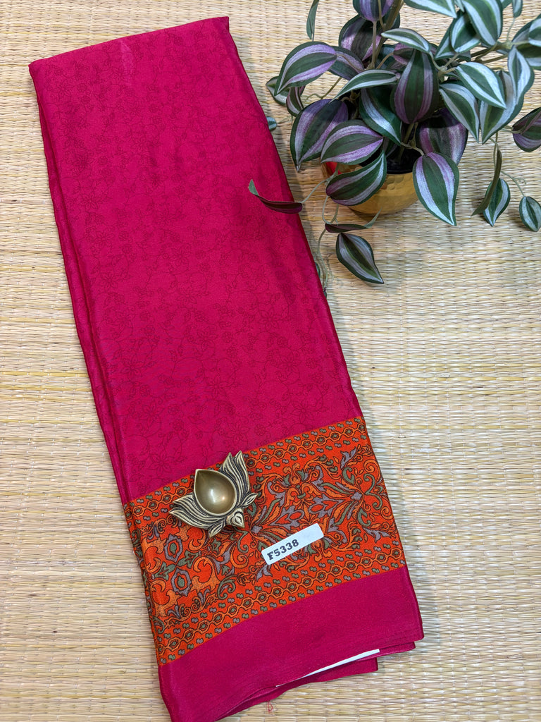 Printed Crepe Silk #F5338