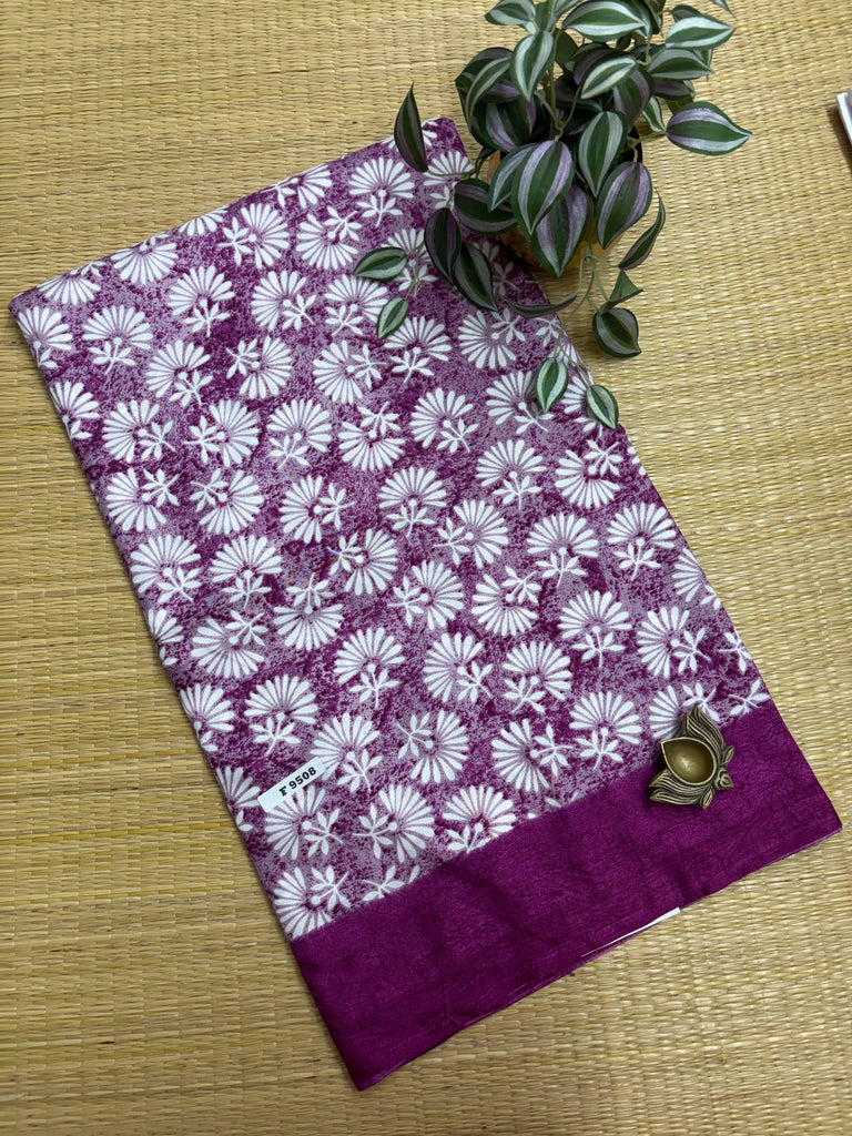 Kashmiri Printed Silk #F9508