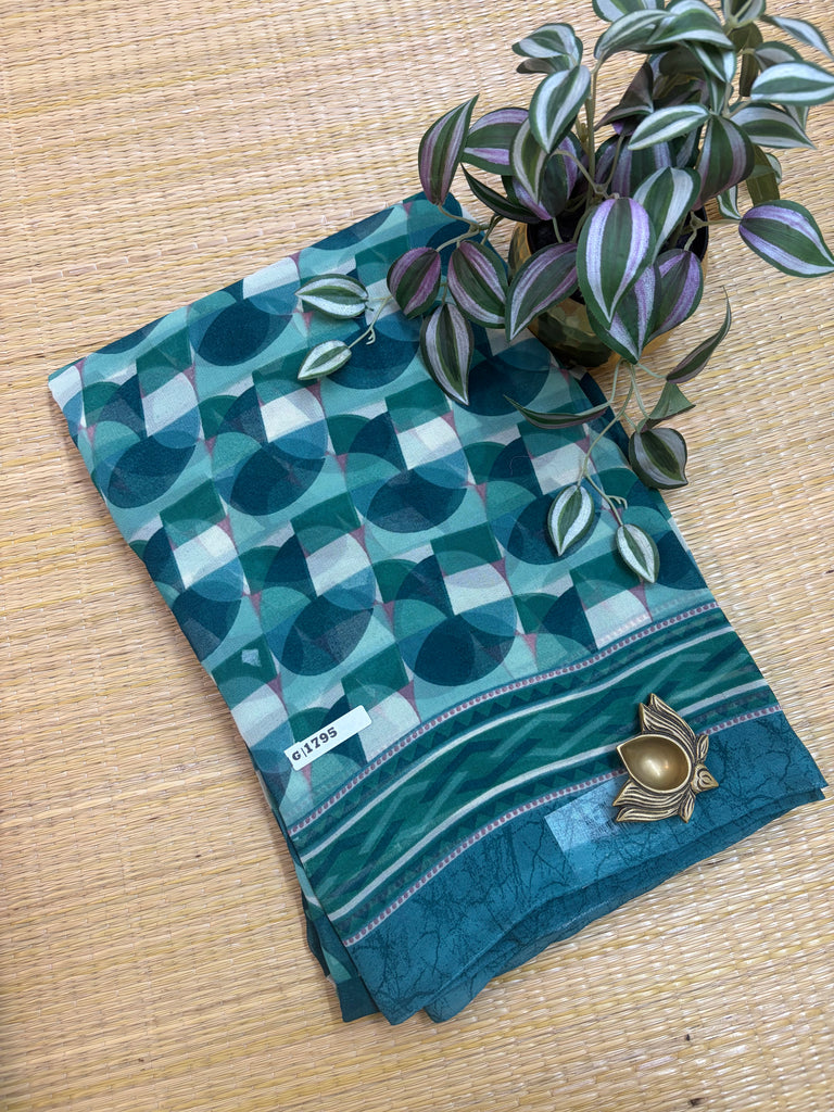Designer Synthetic Saree#G1795