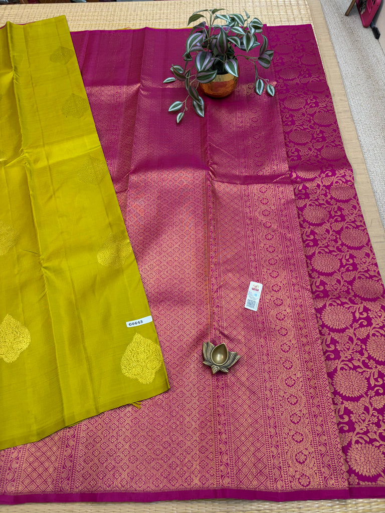 Kanchi Pure Silk Partly Pallu #G643