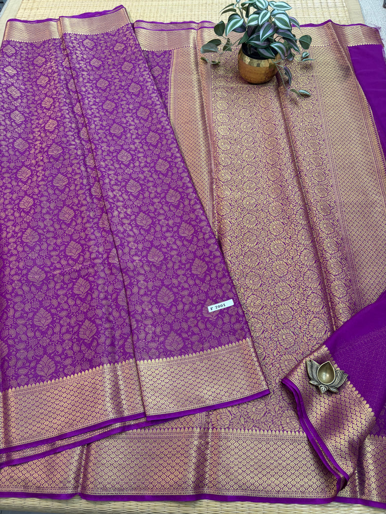 Brocade Semi Georgette #F7001