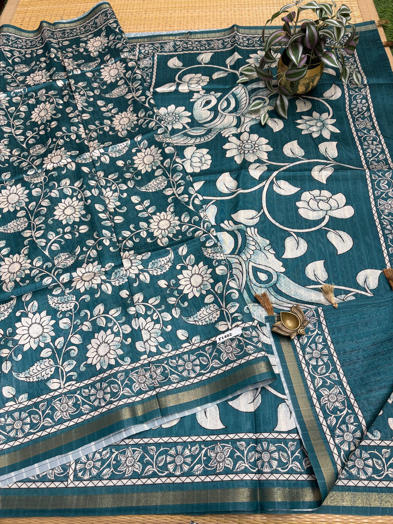 Printed Rawsilk #F1402