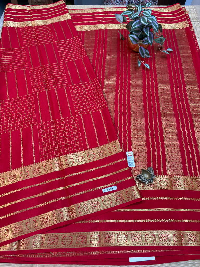 Pure Crepe Silk Saree #F6958
