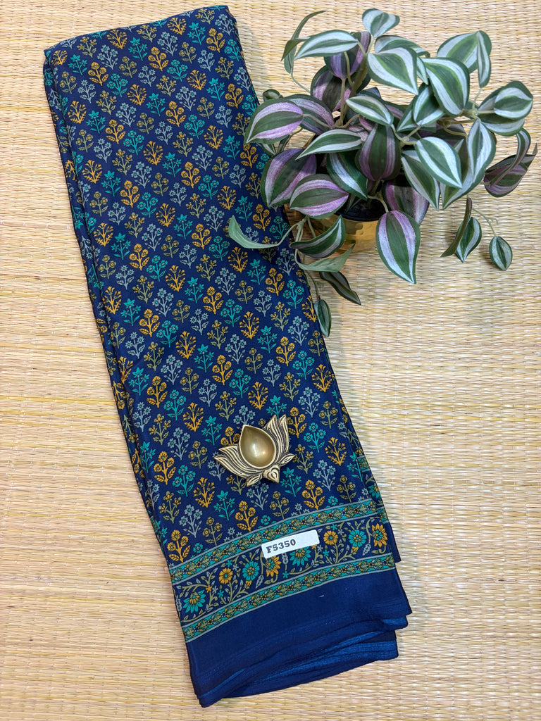 Printed Crepe Silk #F5350