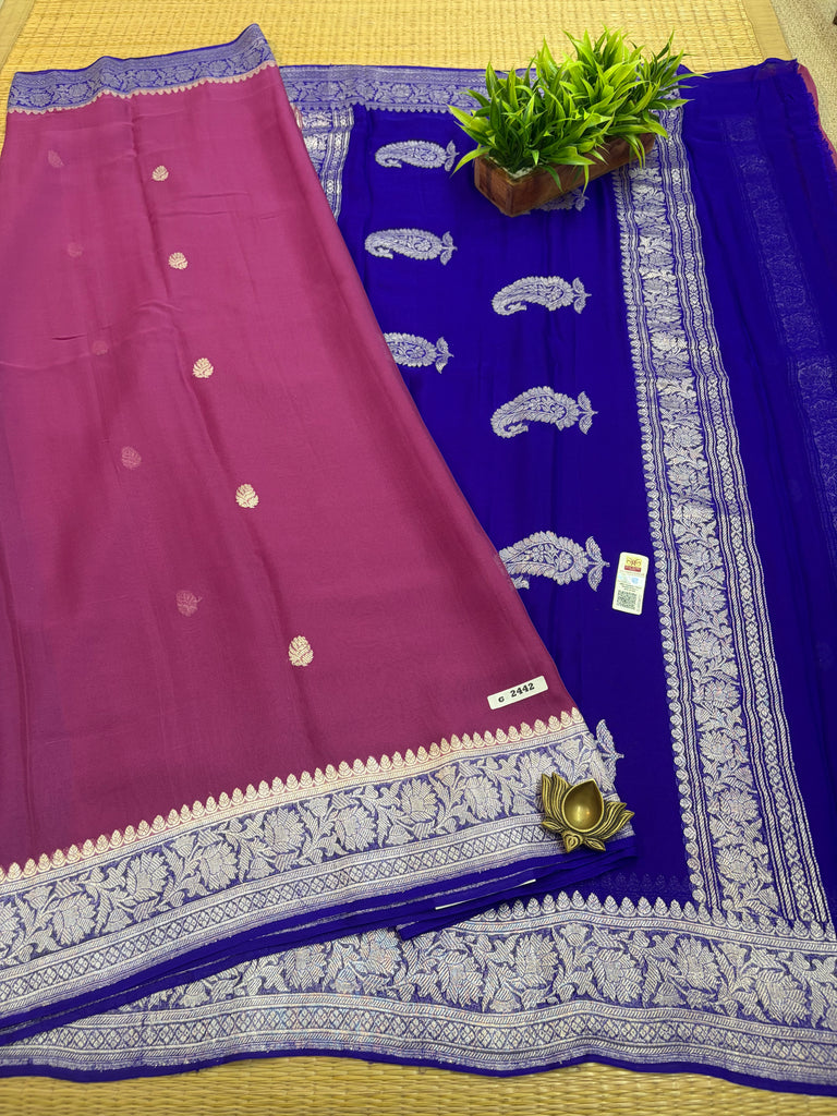 Pure Banaras Georgette Sarees #G2442