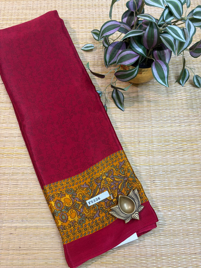 Printed Crepe Silk #F5336