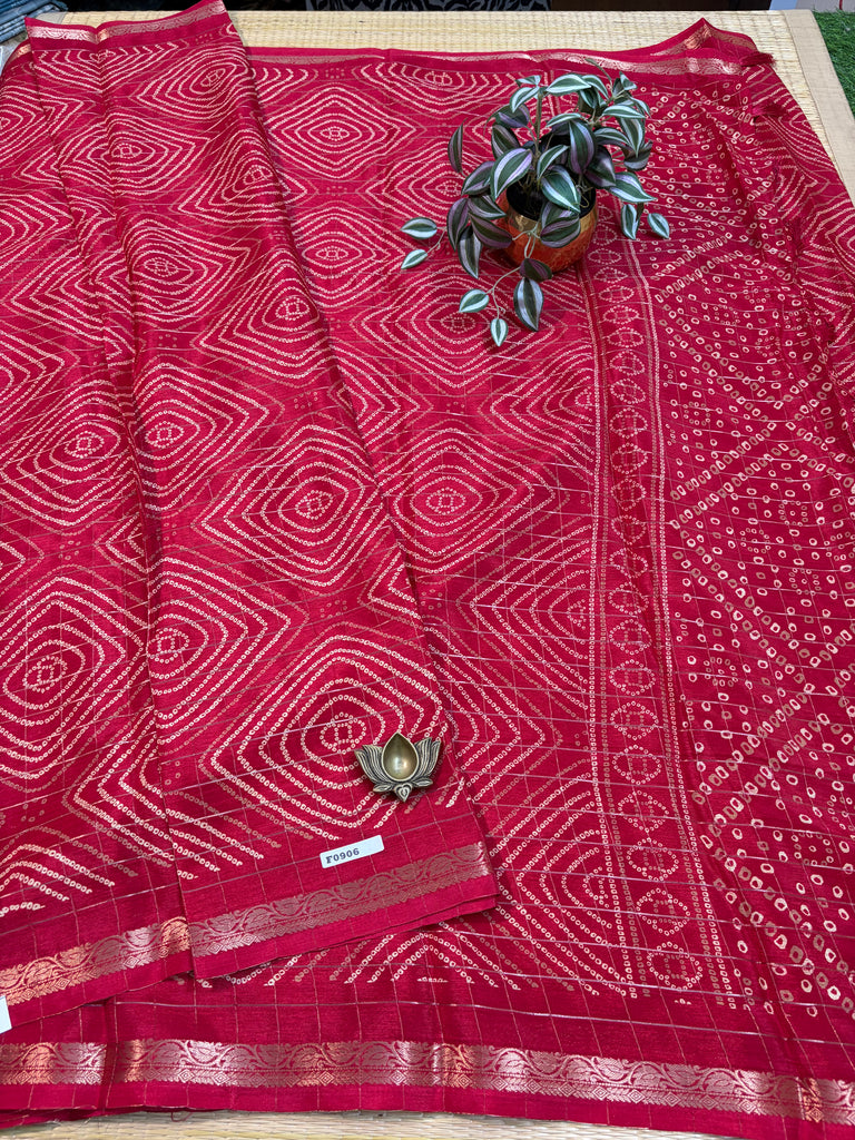 Semi Crepe Sarees #F0906