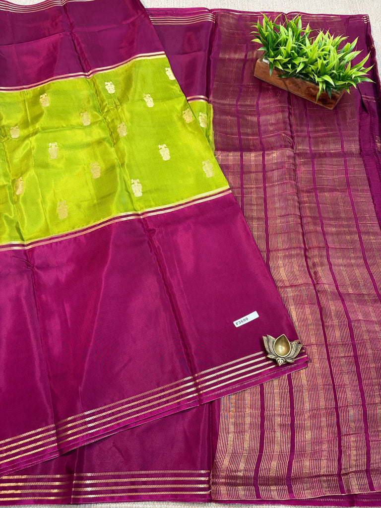 Semi Crepe Sarees #F3690