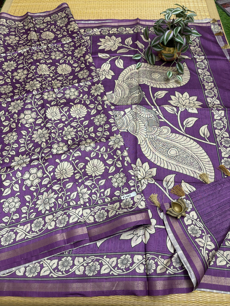 Printed Rawsilk #F1407