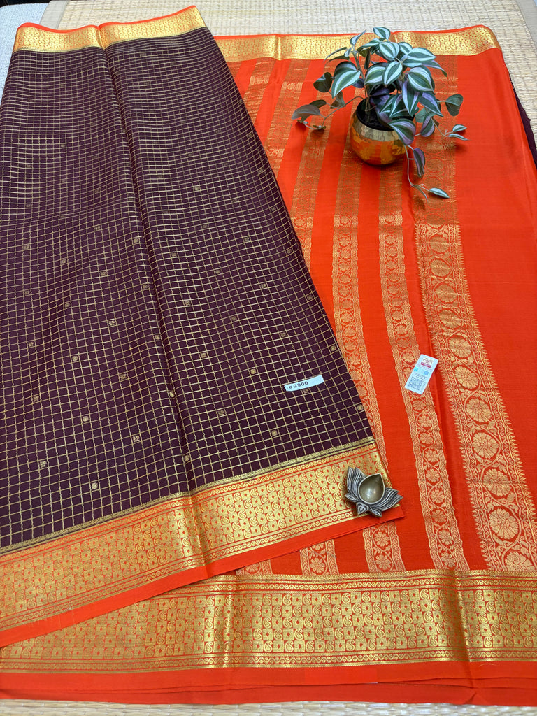 Pure Crepe Silk Saree #G2900