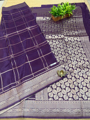 Semi Crepe Sarees #G1000