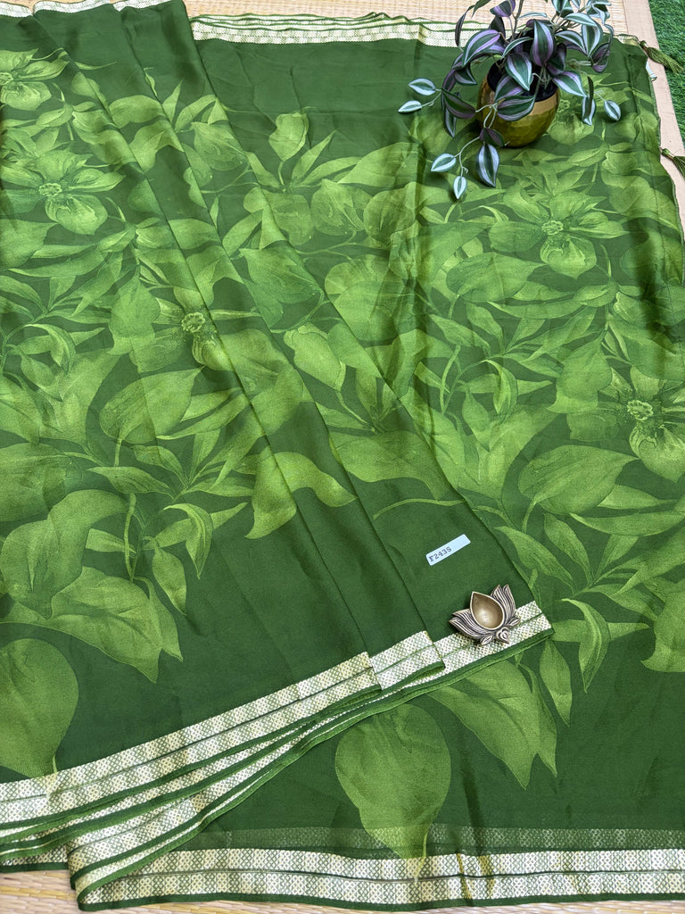 Chiffon Sarees #F2435