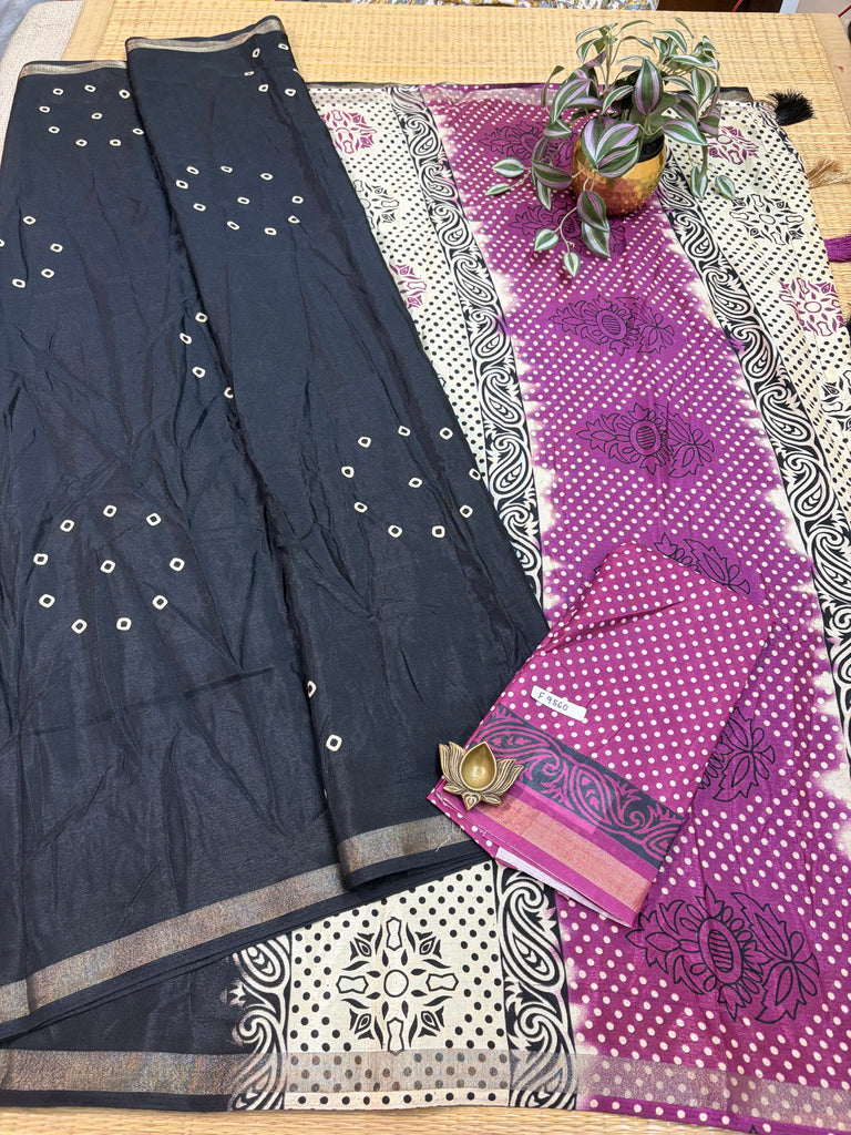 Mul Mul Silk Saree #F9560