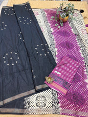 Mul Mul Silk Saree #F9560