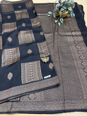 Semi Jute Silk Sarees #F7276