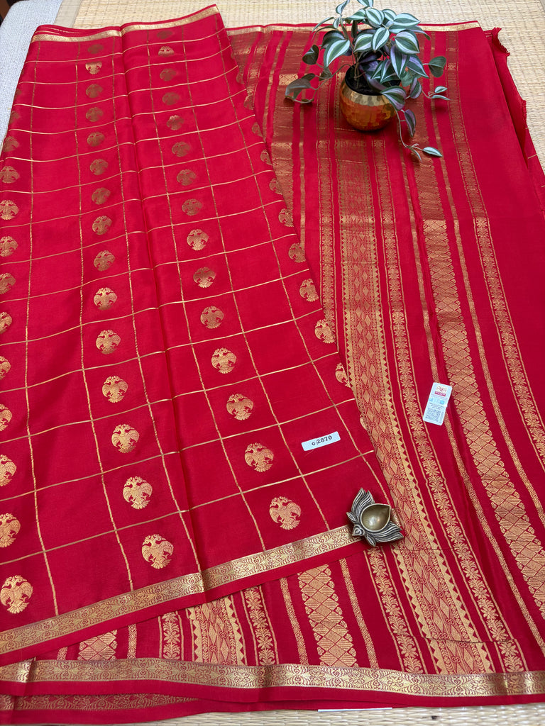 Pure Crepe Silk Saree #G2870