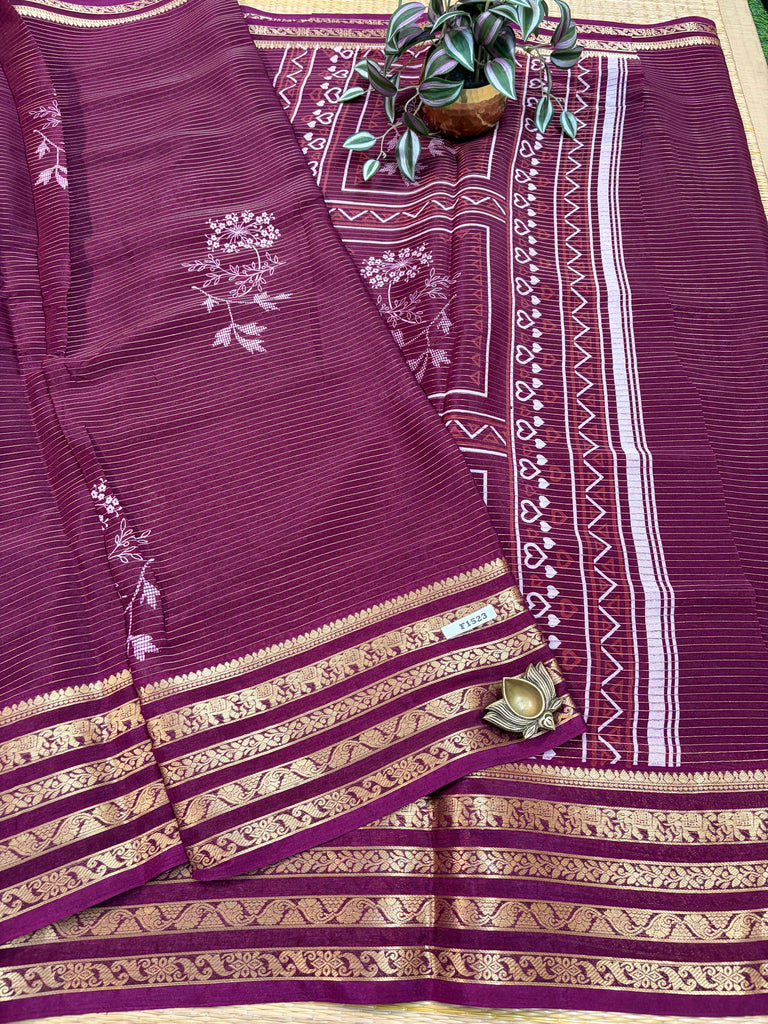 Tussar Silk Sarees #F1523