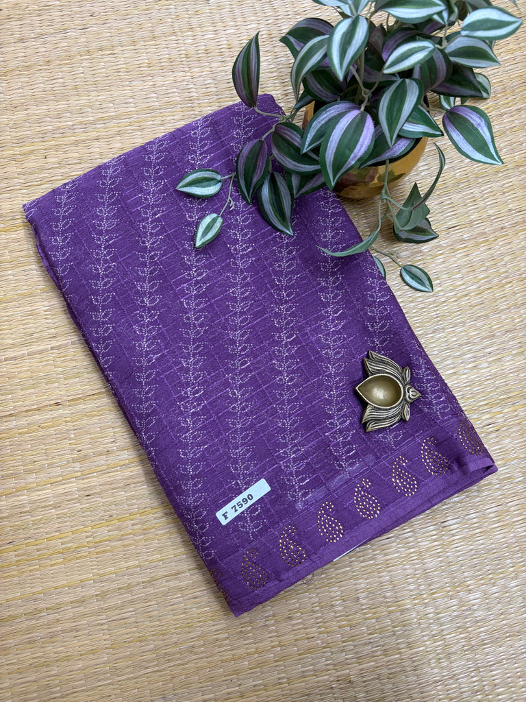 Chiffon Sarees #F7590