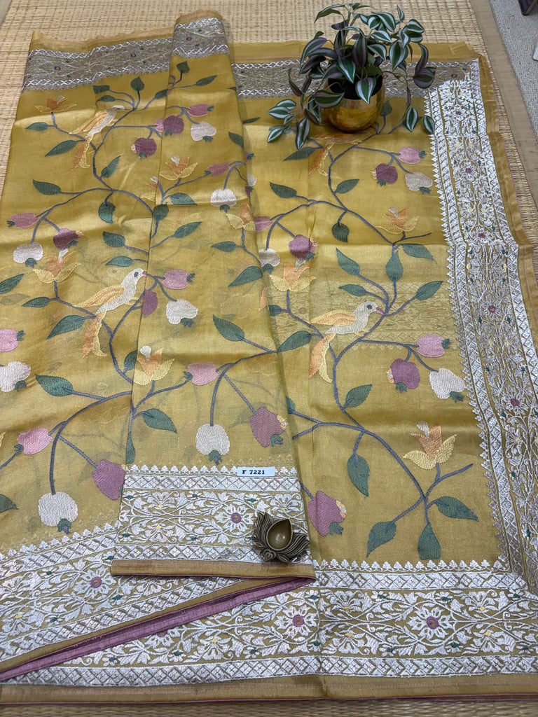 Tissue Banaras Semi Silk #F7221