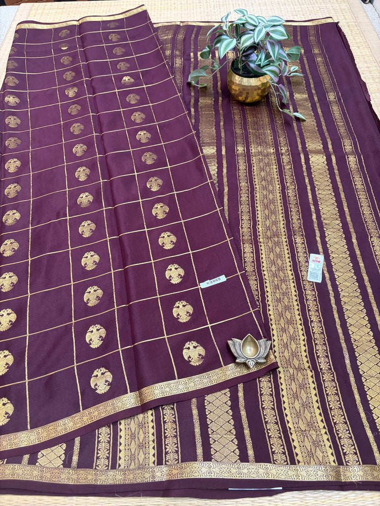 Pure Crepe Silk Saree #G2869