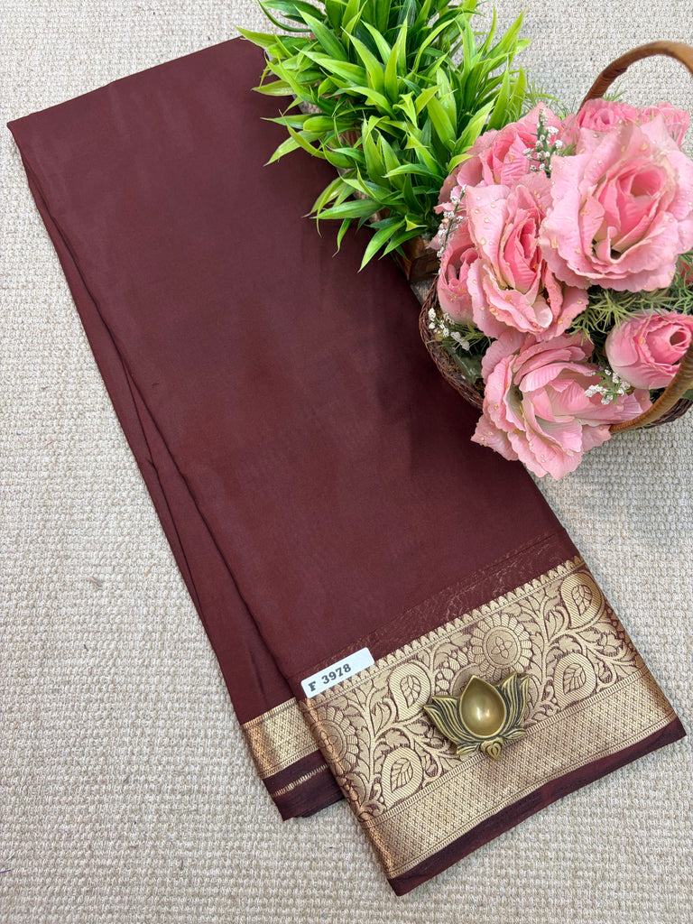 Semi Crepe Sarees #F3978