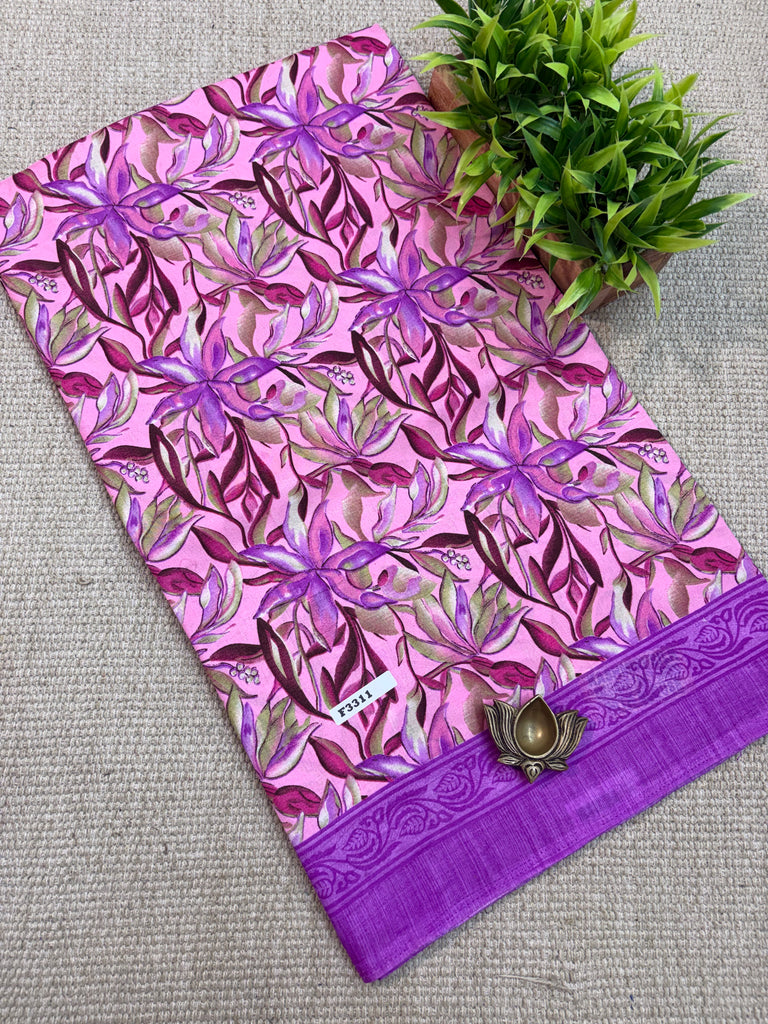 Kashmiri Printed Silk #F3311