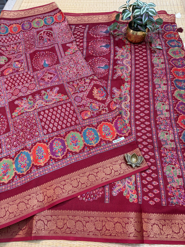 Dola Printed Silk #F7855