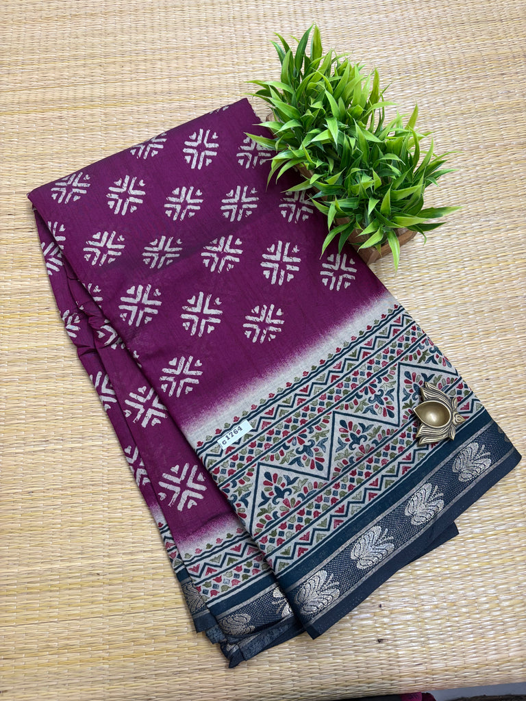 Mul Mul Silk Saree #G1764