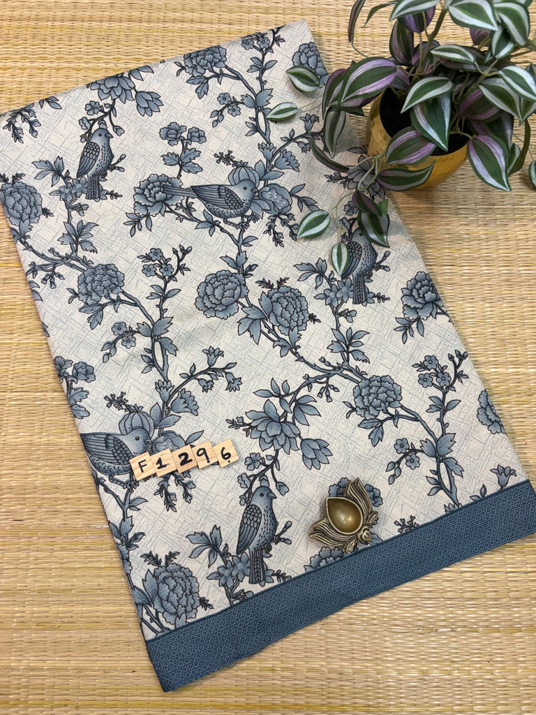 Kashmiri Printed Silk #F1296