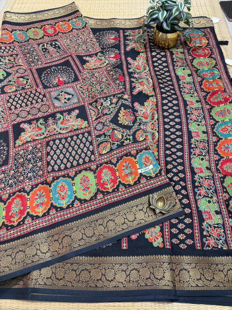 Dola Printed Silk #F7851