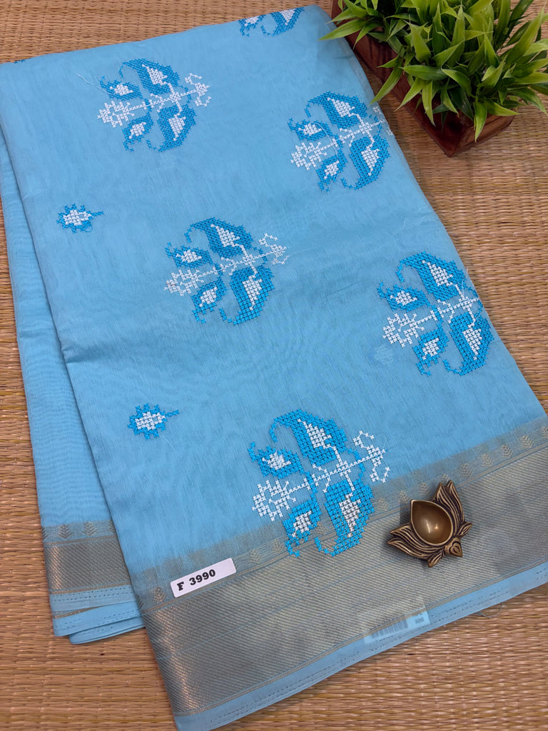 Fancy Cotton Sarees #F3990