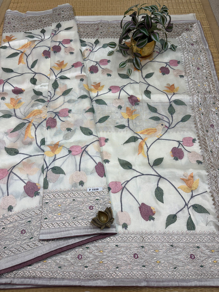 Tissue Banaras Semi Silk #F7220