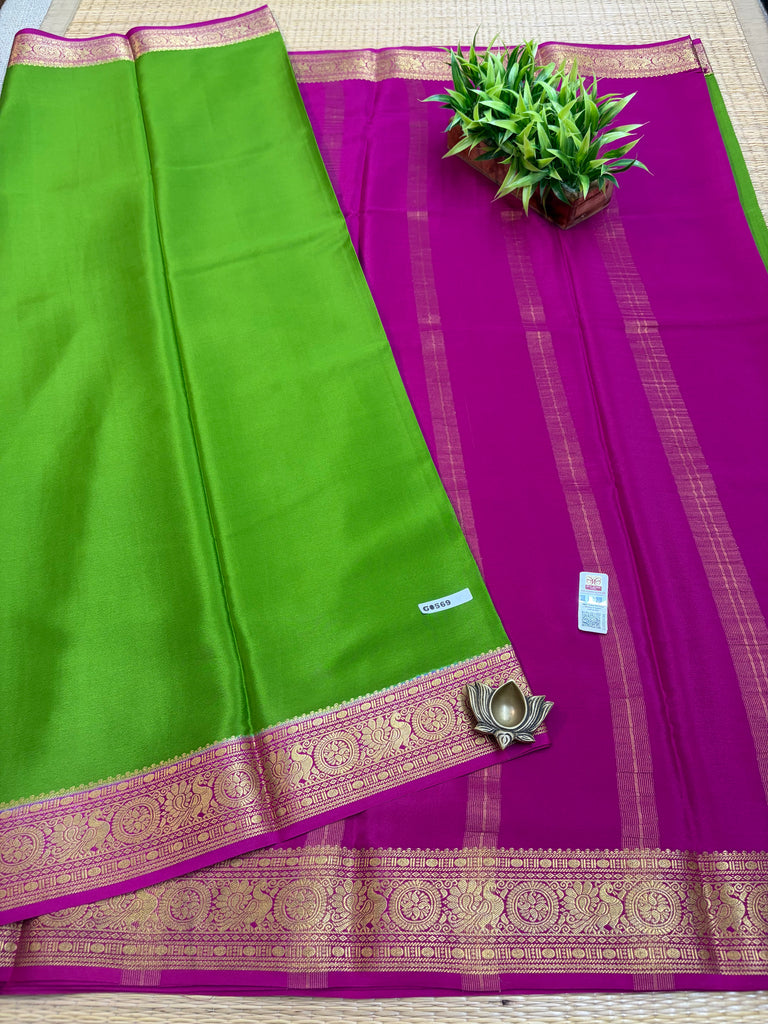 Pure Crepe Silk Saree #G569