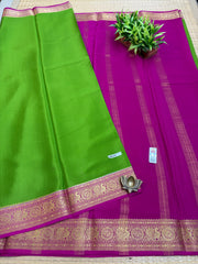 Pure Crepe Silk Saree #G569