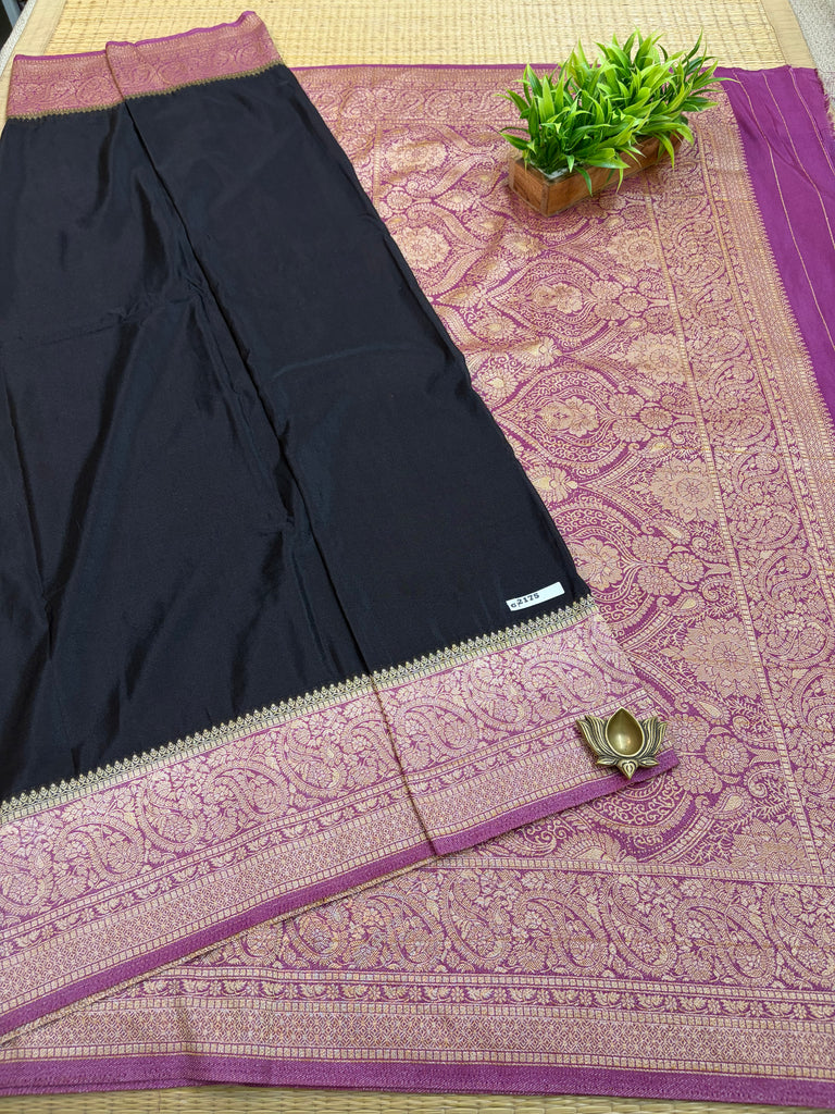 Semi Banarasi Crepe Sarees #G2175