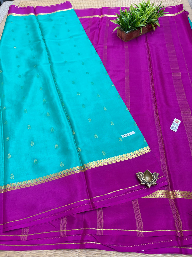 Pure Crepe Silk Saree #G552