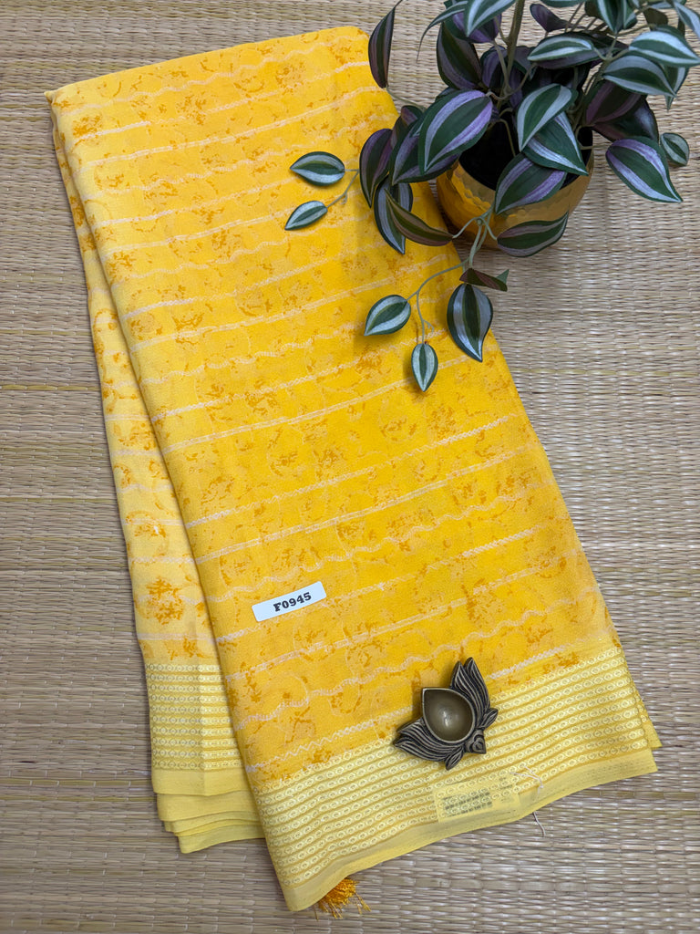 Georgette Sarees #F0945