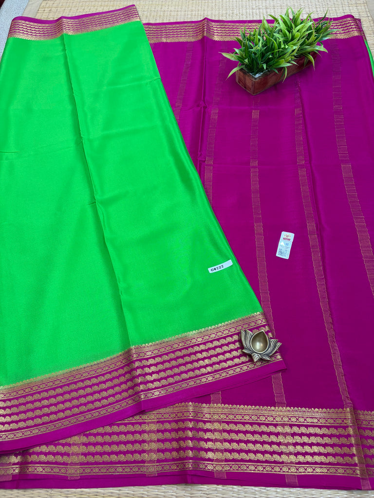 Pure Crepe Silk Saree #G727
